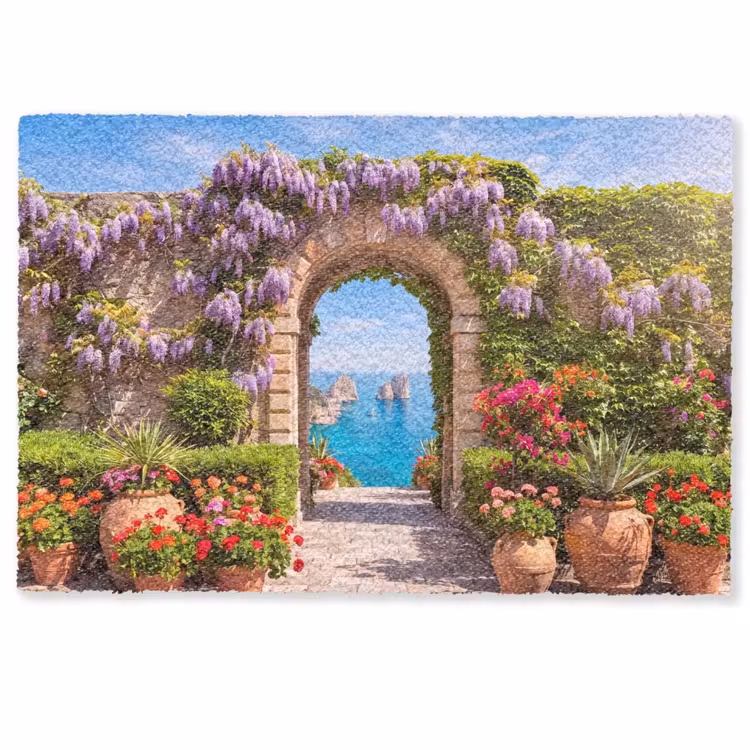 Fußmatte - Blumen – Garten – Landschaft — 1