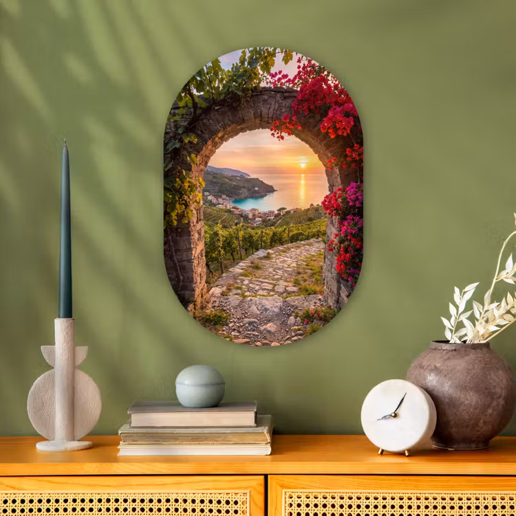 Forexbild Oval - Bogen – Sonnenuntergang – Küste — 3
