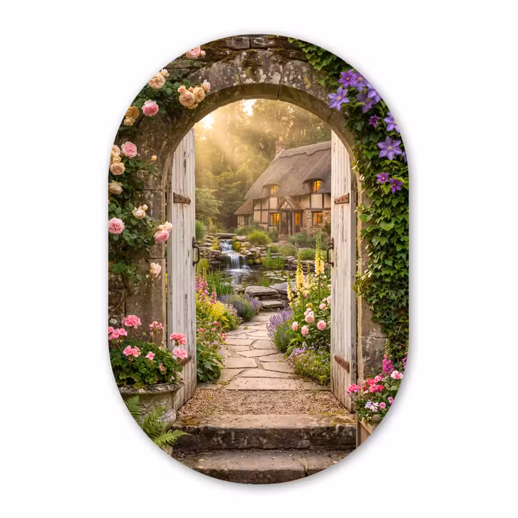 Forexbild Oval - Haus – Garten – Natur — 1