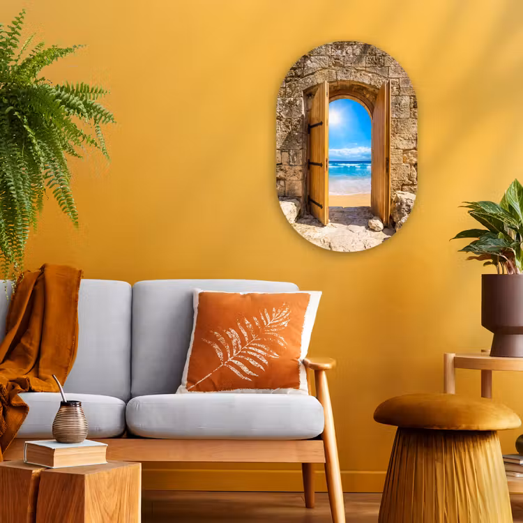 Forexbild Oval - Tür – Strand – Meer — 2