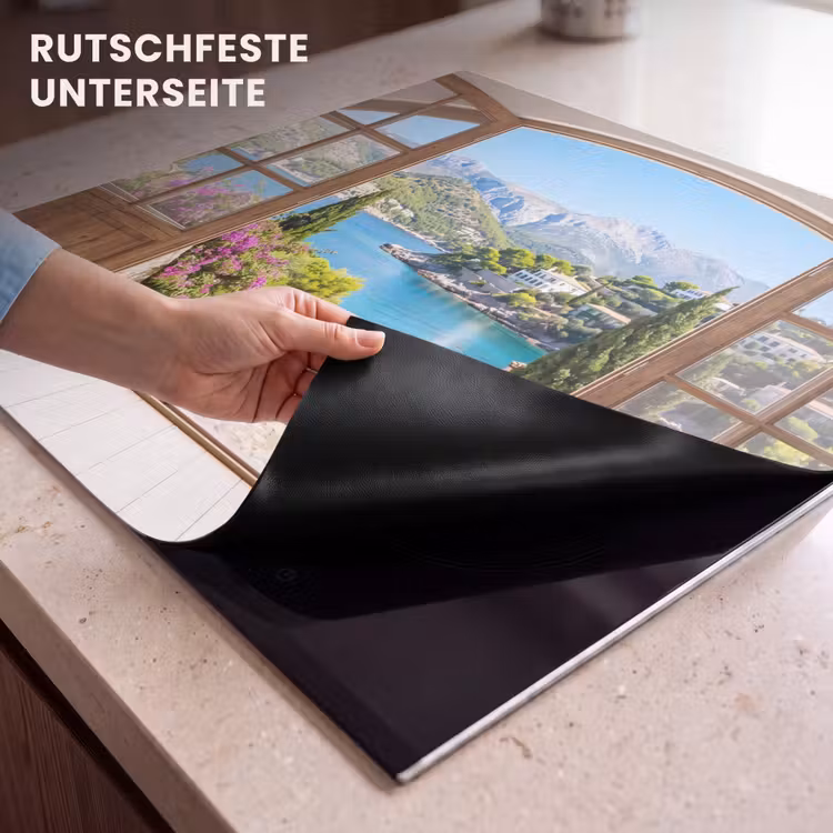 Herdabdeckplatte - Aussicht – Bucht – Natur — 9