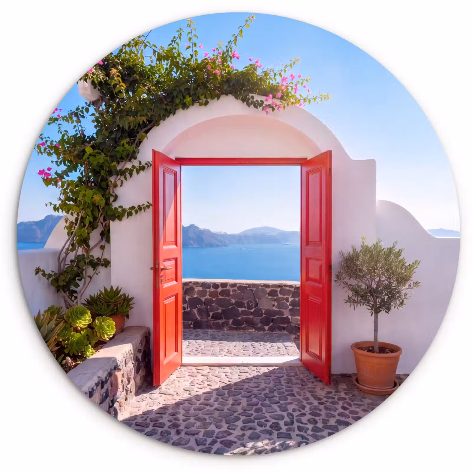 Forexbild Rund - Tür – Meer – Natur — 1