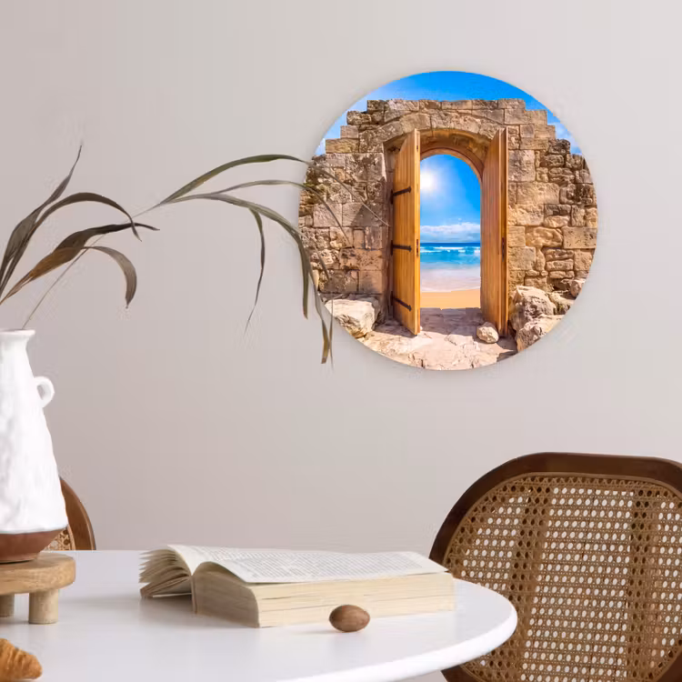 Forexbild Rund - Tür – Strand – Meer — 4