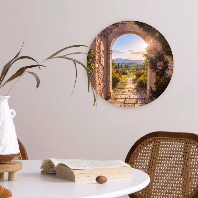 Forexbild Rund - Weg – Garten – Sonnig — 4