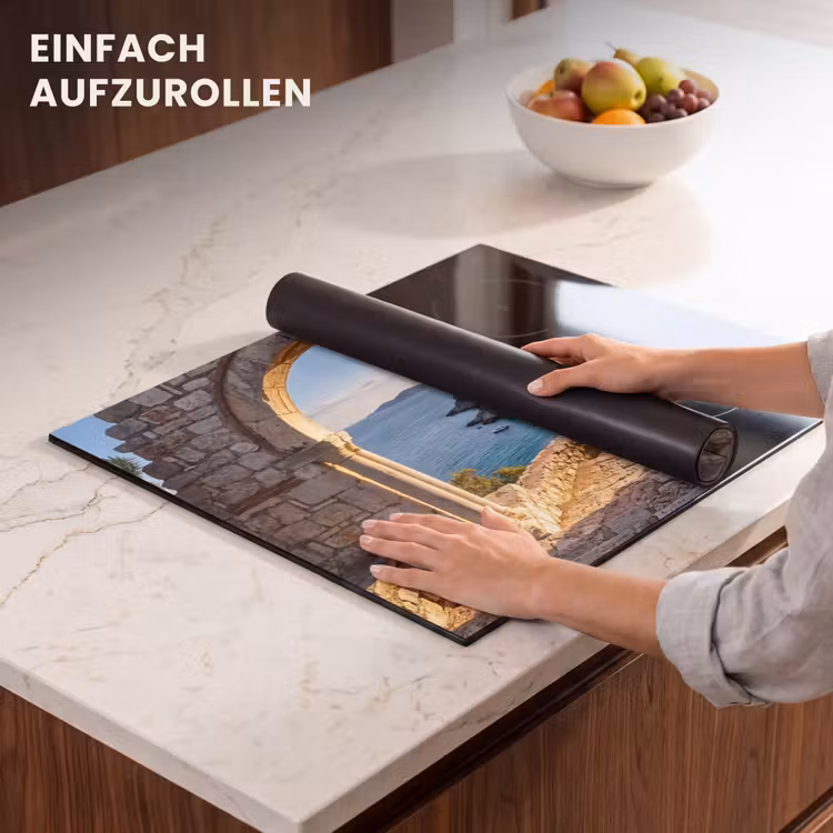 Herdabdeckplatte - Bogen – Küste – Natur — 7