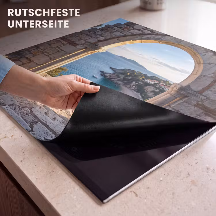 Herdabdeckplatte - Bogen – Küste – Natur — 9
