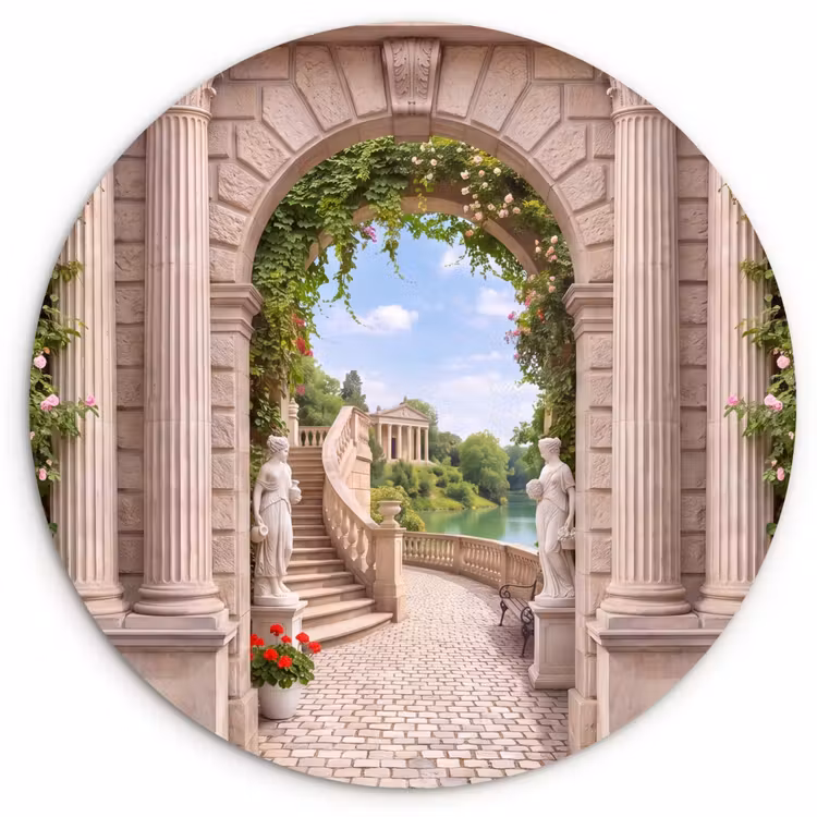 Forexbild Rund - Architektur – Garten – Klassisch — 1