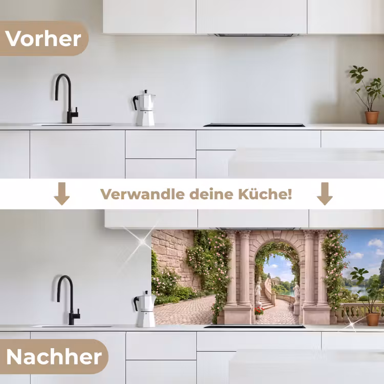 Küchenrückwand - Architektur – Garten – Klassisch — 3