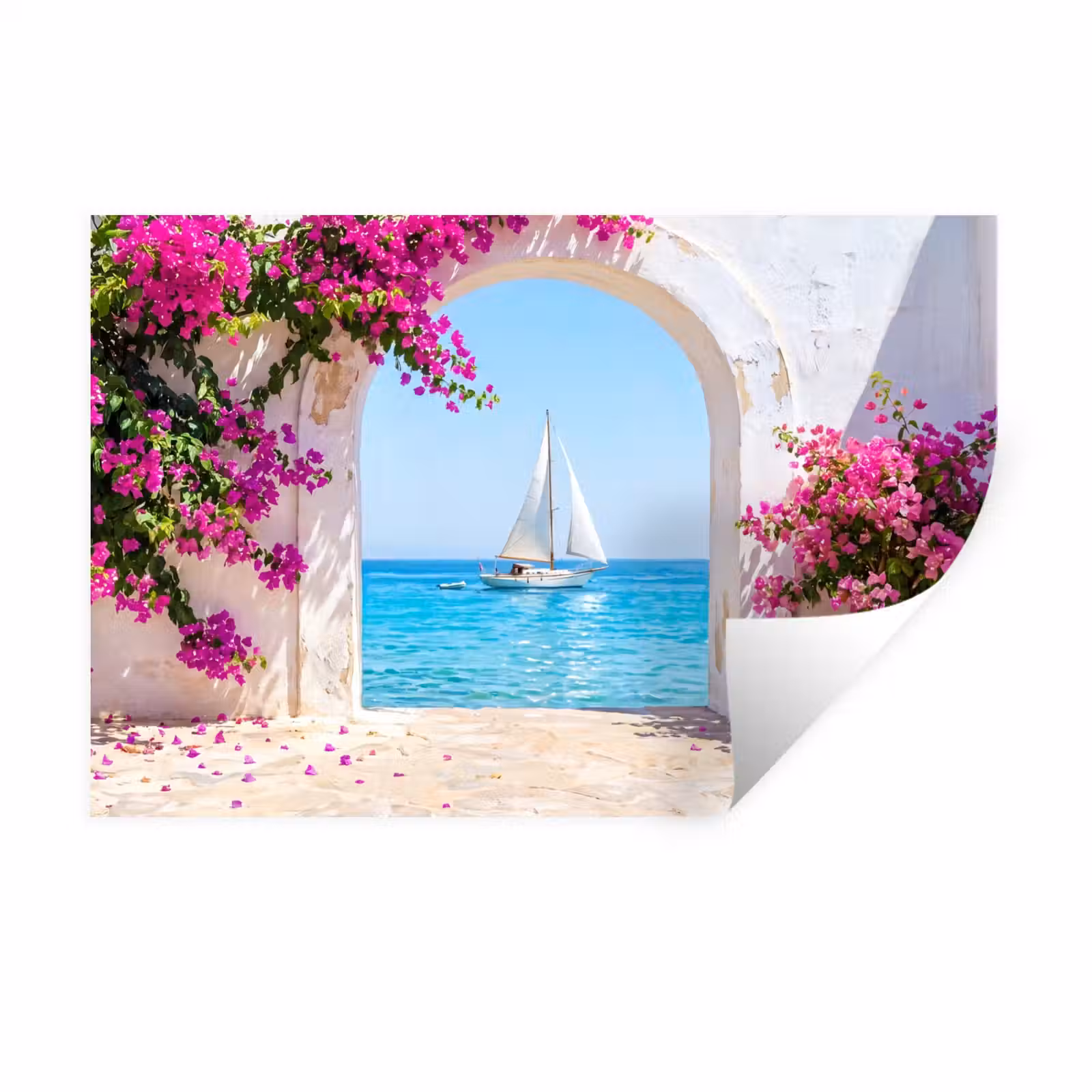 Wandtattoo – Blumen – Meer – Sommer — 1
