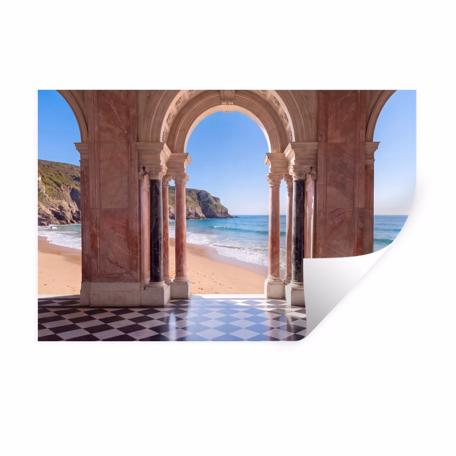 Wandtattoo – Bogen – Strand – Meer — 1