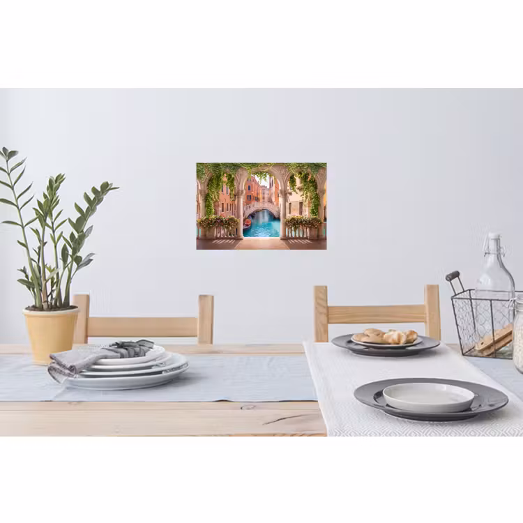 Wandtattoo – Kanal – Stadt – Architektur — 4