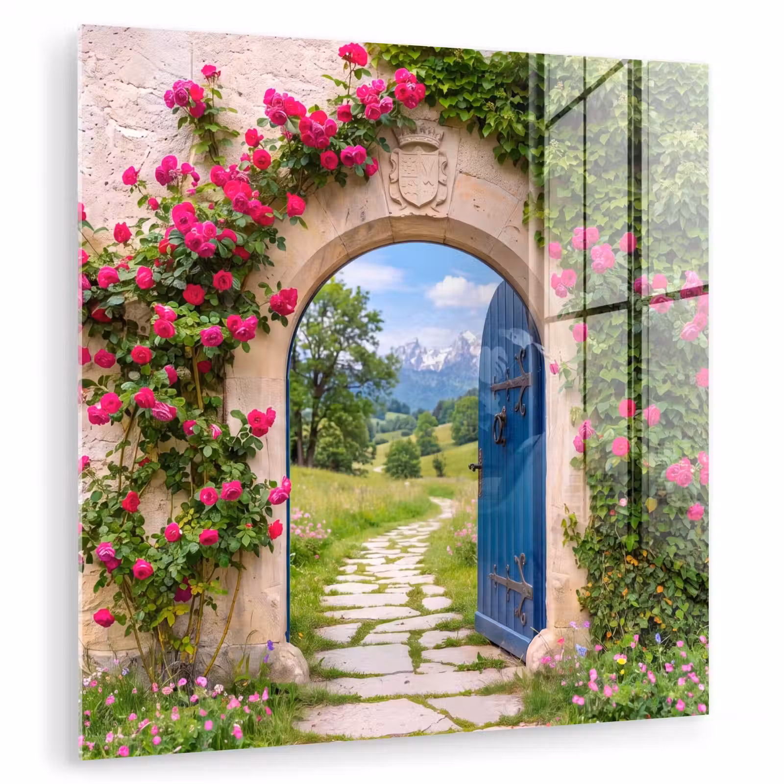 Glasbild - Bogen – Landschaft – Natur — 1