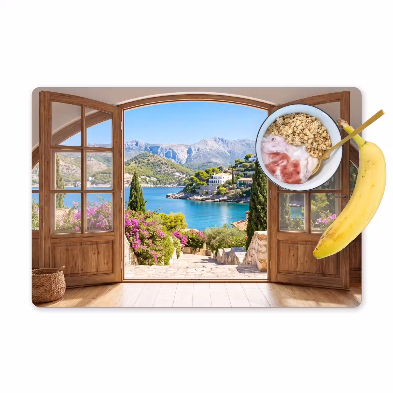 Tischset - 6 Stück - Aussicht – Bucht – Natur — 1