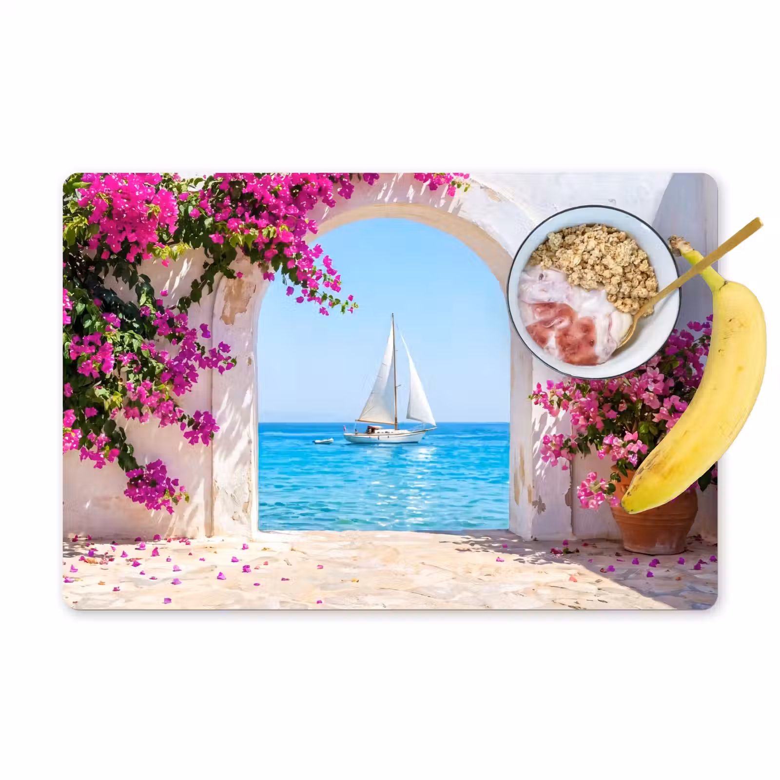 Tischset - 6 Stück - Blumen – Meer – Sommer — 1