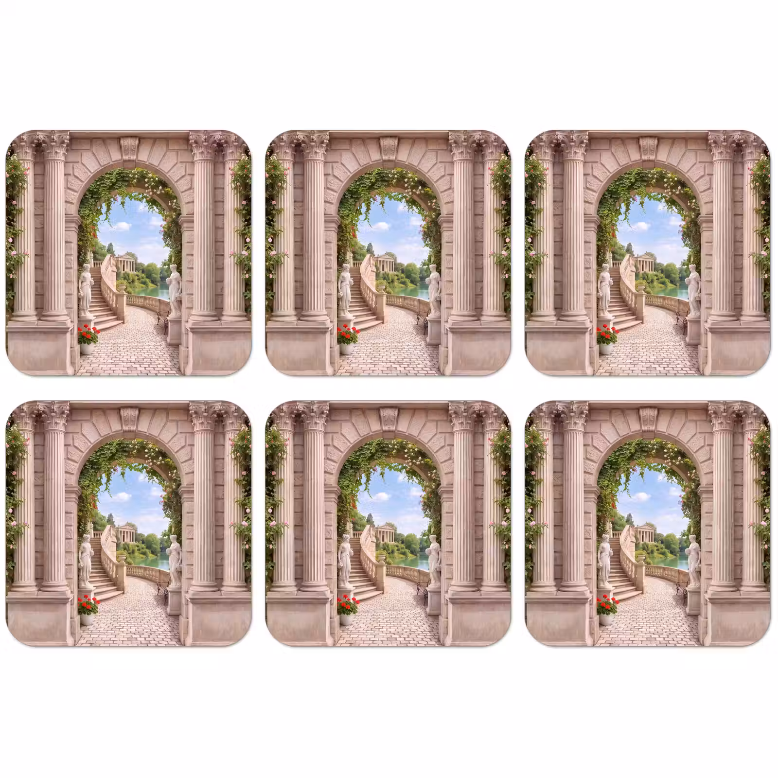 Untersetzer - Architektur – Garten – Klassisch — 1