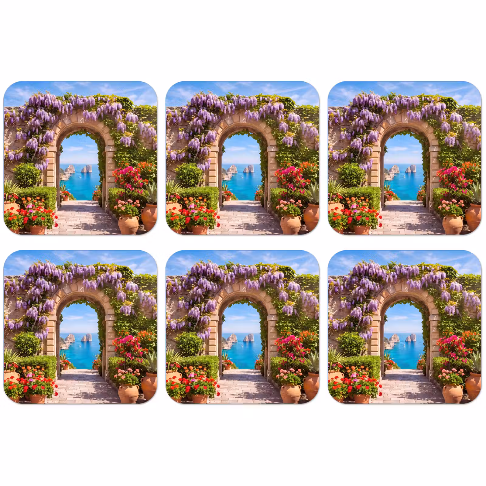 Untersetzer - Blumen – Garten – Landschaft — 1