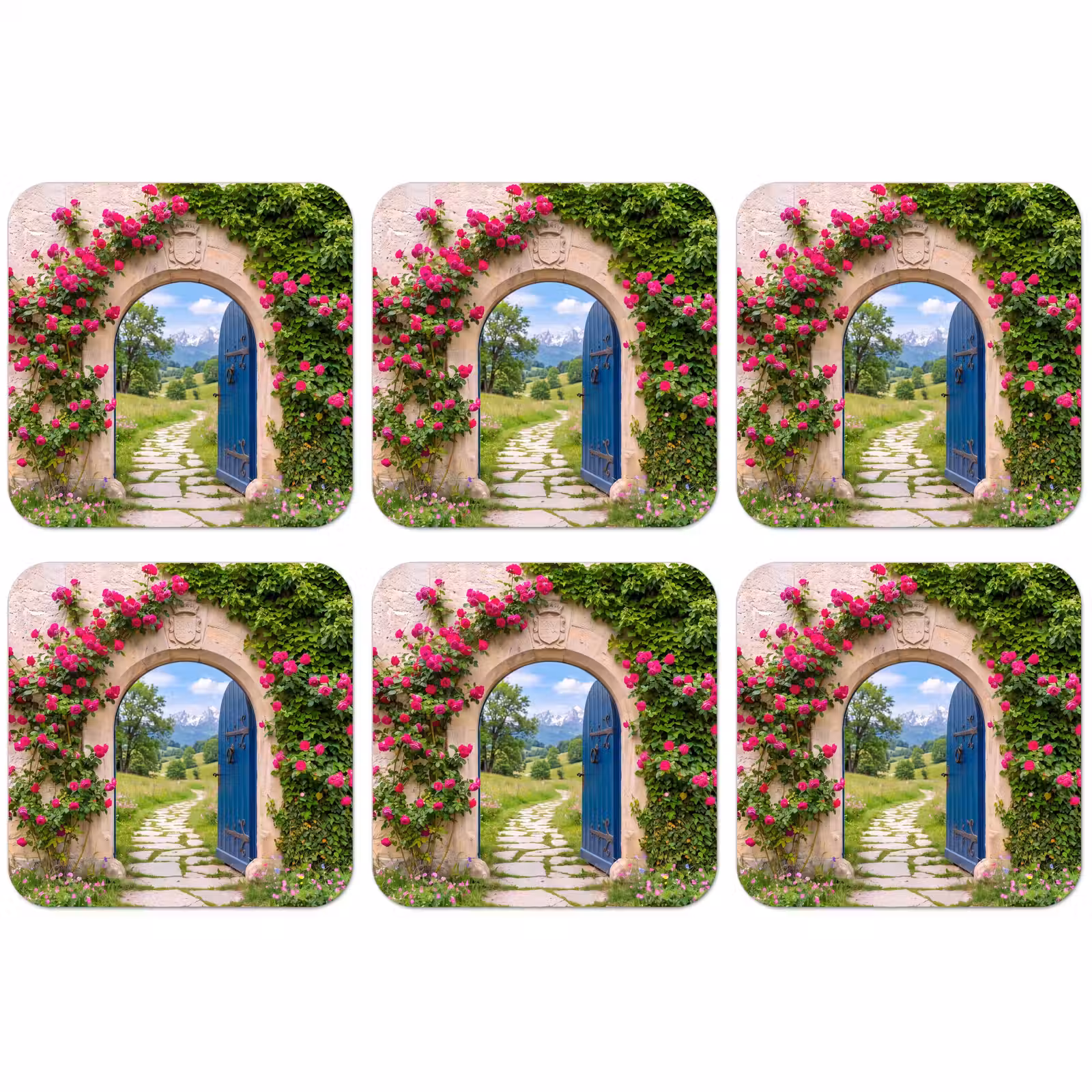 Untersetzer - Bogen – Landschaft – Natur — 1