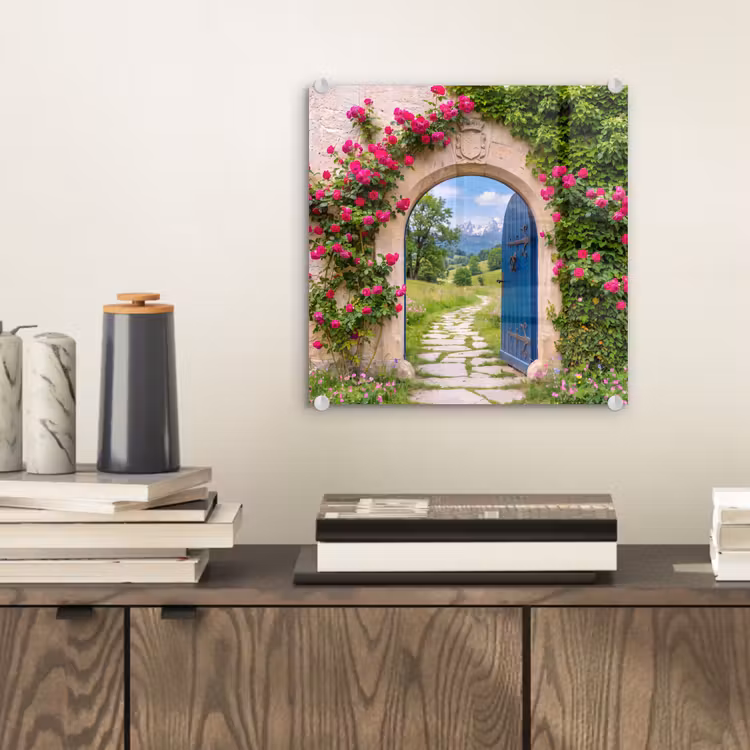 Glasbild - Bogen – Landschaft – Natur — 2