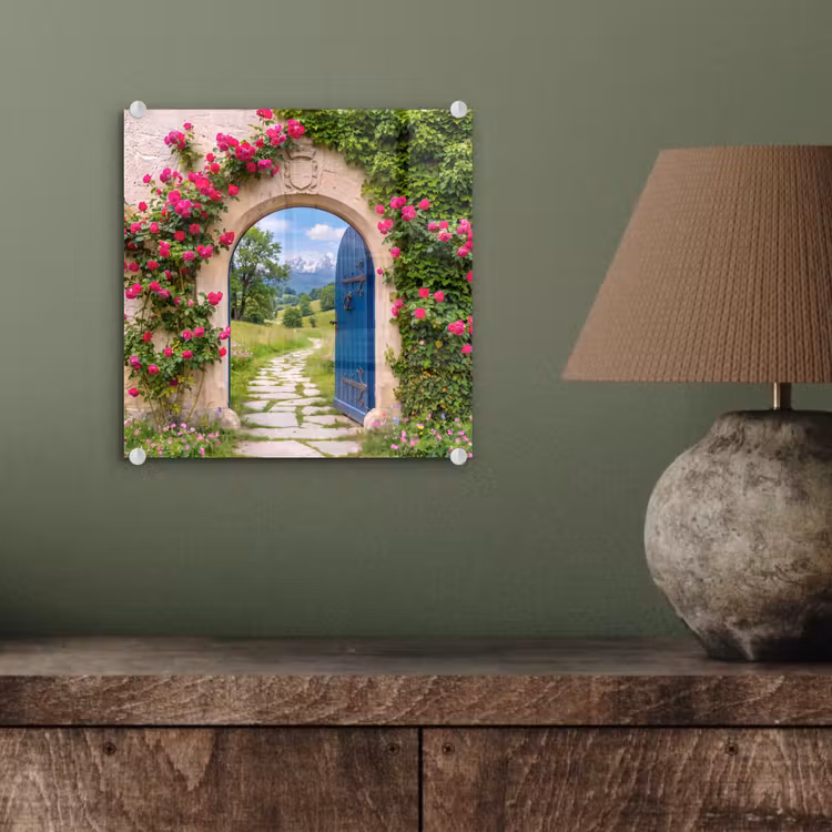 Glasbild - Bogen – Landschaft – Natur — 4