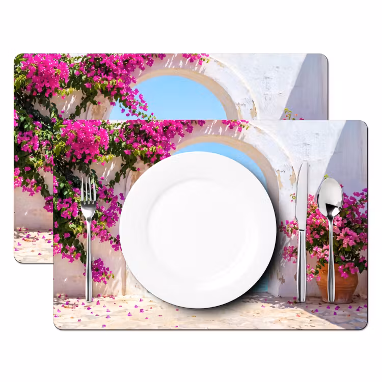 Tischset - 6 Stück - Blumen – Meer – Sommer — 2