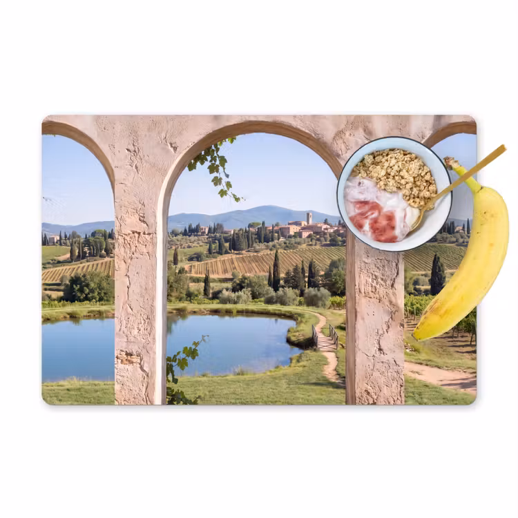 Tischset - 6 Stück - Dorf – Landschaft – Natur — 1