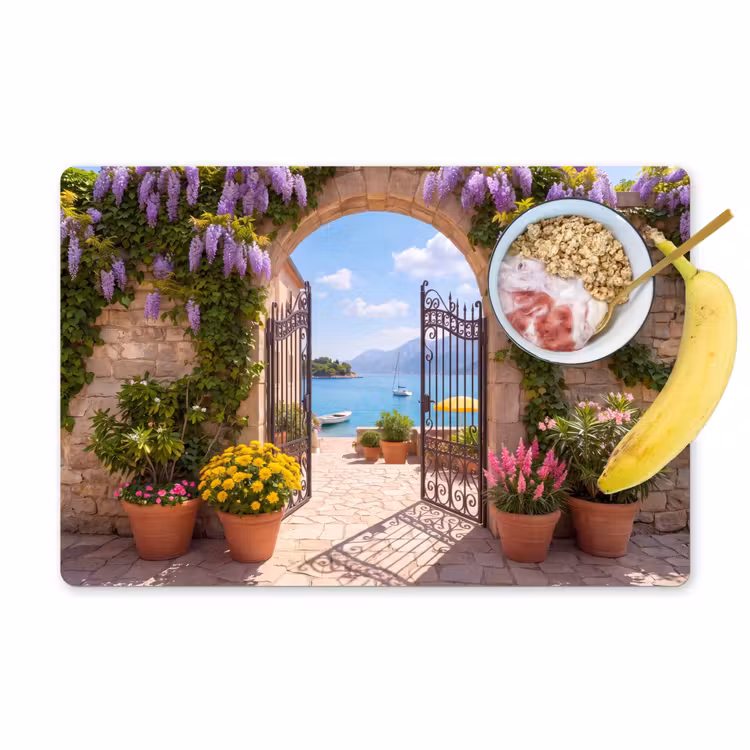Tischset - 6 Stück - Tor – Meer – Aussicht — 1