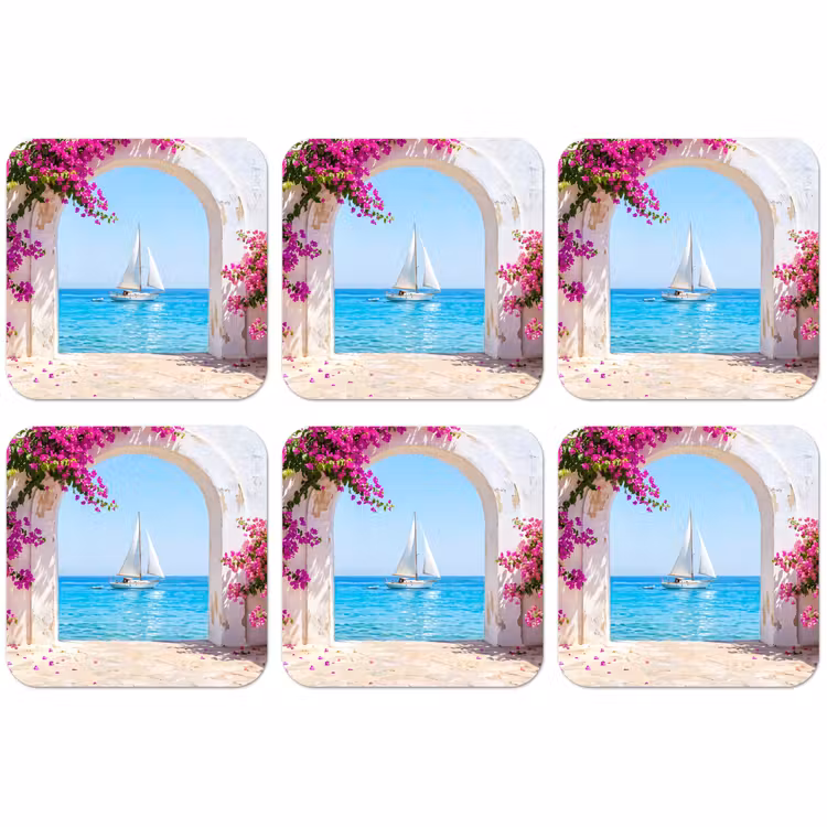 Untersetzer - Blumen – Meer – Sommer — 1