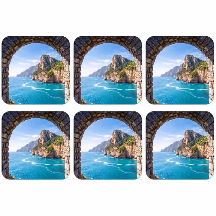 Untersetzer - Bogen – Meer – Natur — 1