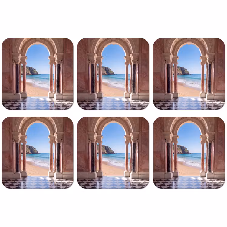 Untersetzer - Bogen – Strand – Meer — 1