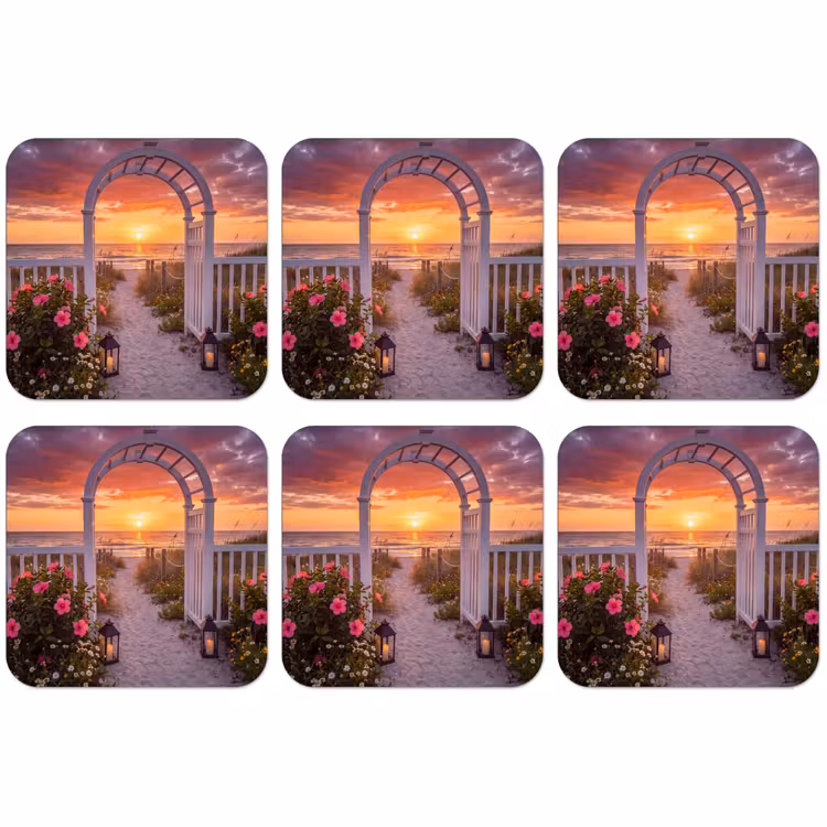 Untersetzer - Meer – Frosch – Blumen — 1