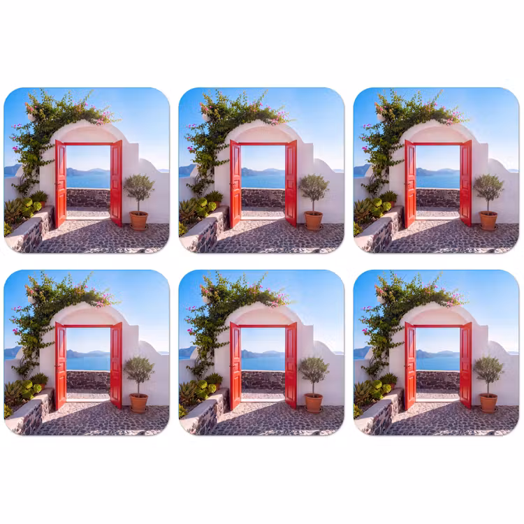 Untersetzer - Tür – Meer – Natur — 1
