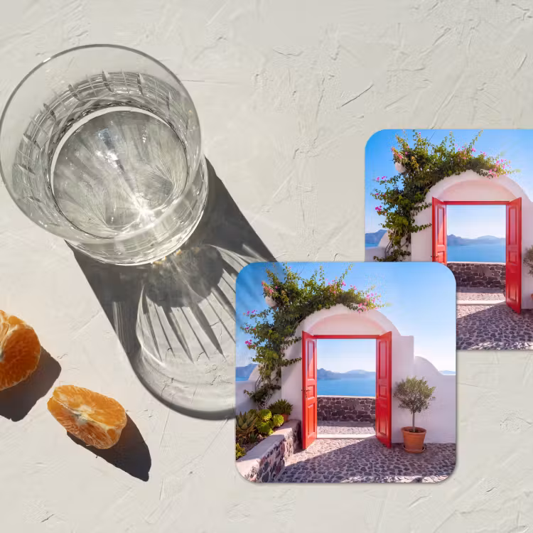 Untersetzer - Tür – Meer – Natur — 2