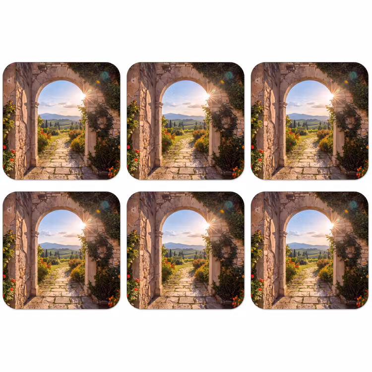 Untersetzer - Weg – Garten – Sonnig — 1