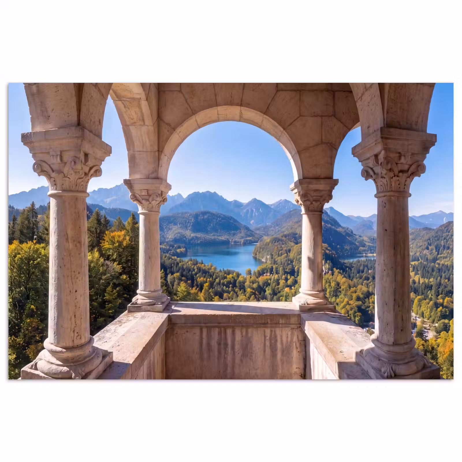 Poster - Bogen – Aussicht – Landschaft — 1