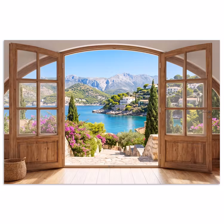 Poster - Aussicht – Bucht – Natur — 1