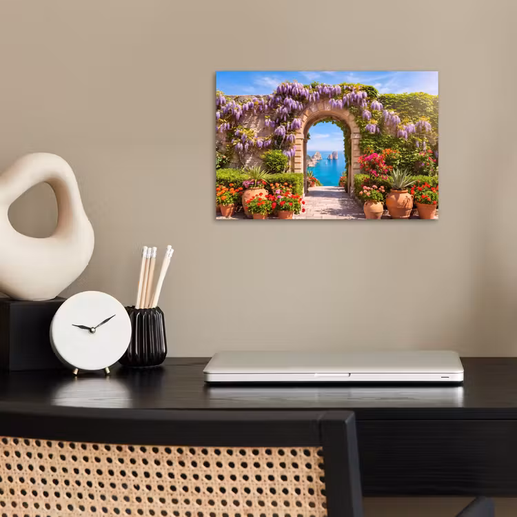 Poster - Blumen – Garten – Landschaft — 2