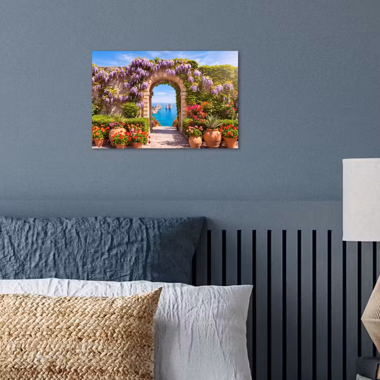 Poster - Blumen – Garten – Landschaft — 3