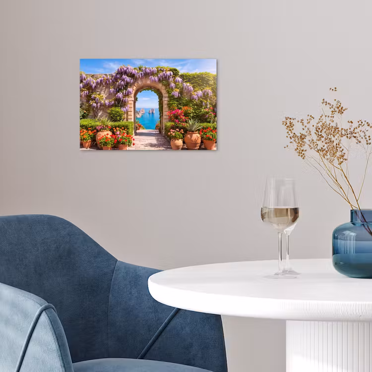 Poster - Blumen – Garten – Landschaft — 4