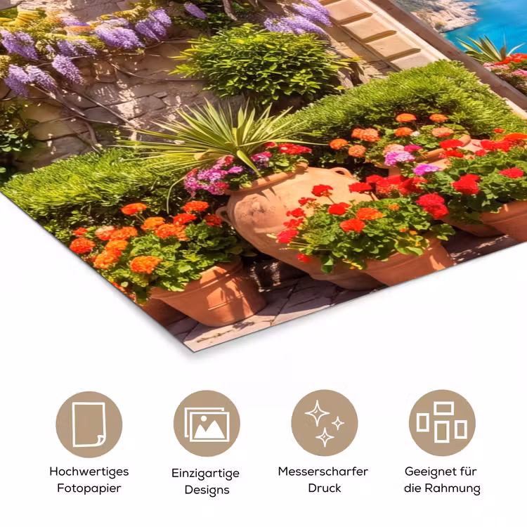 Poster - Blumen – Garten – Landschaft — 5