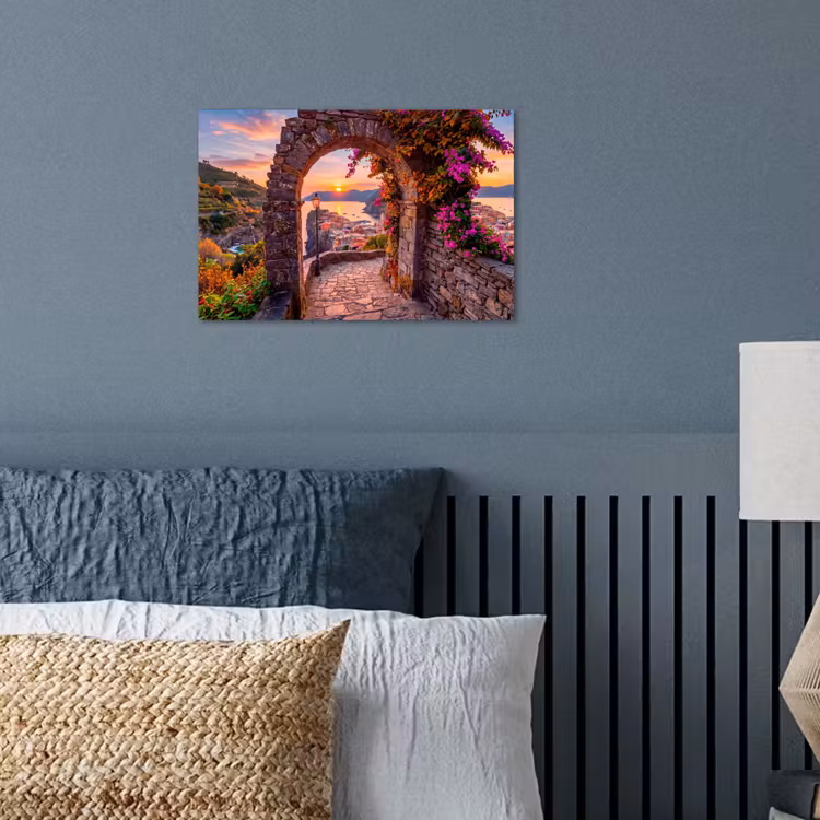 Poster - Bogen – Küste – Sonnenuntergang — 3