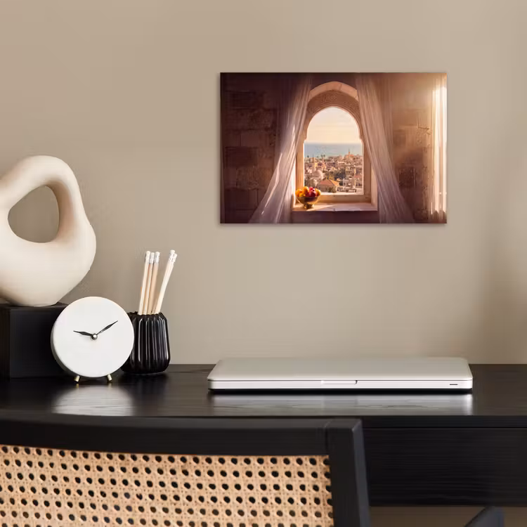 Poster - Fenster – Stadt – Meer — 2