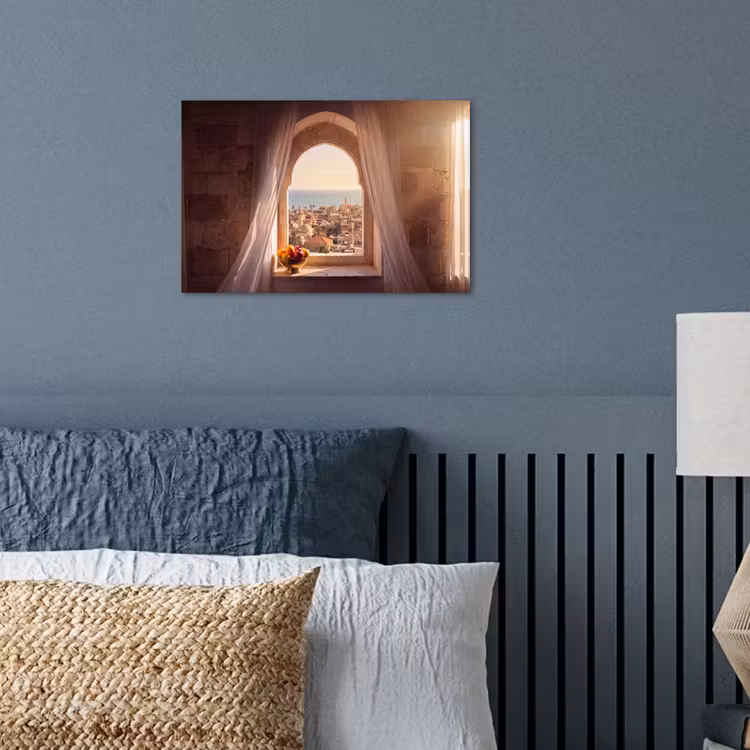 Poster - Fenster – Stadt – Meer — 3