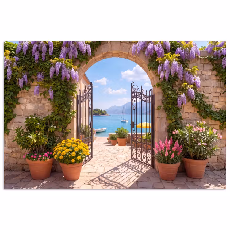 Poster - Tor – Meer – Aussicht — 1
