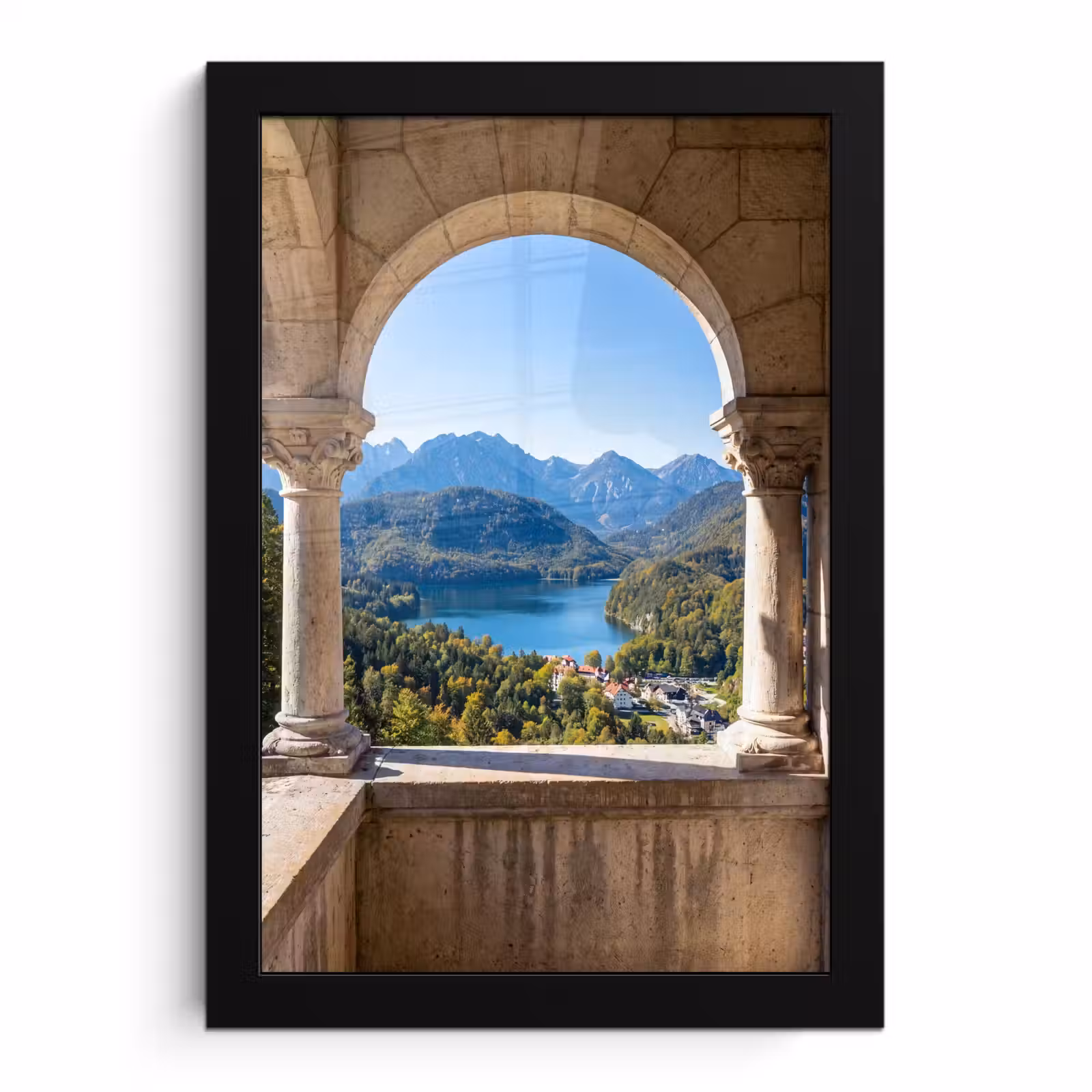 Bilder mit Rahmen - Bogen – Aussicht – Landschaft — 1
