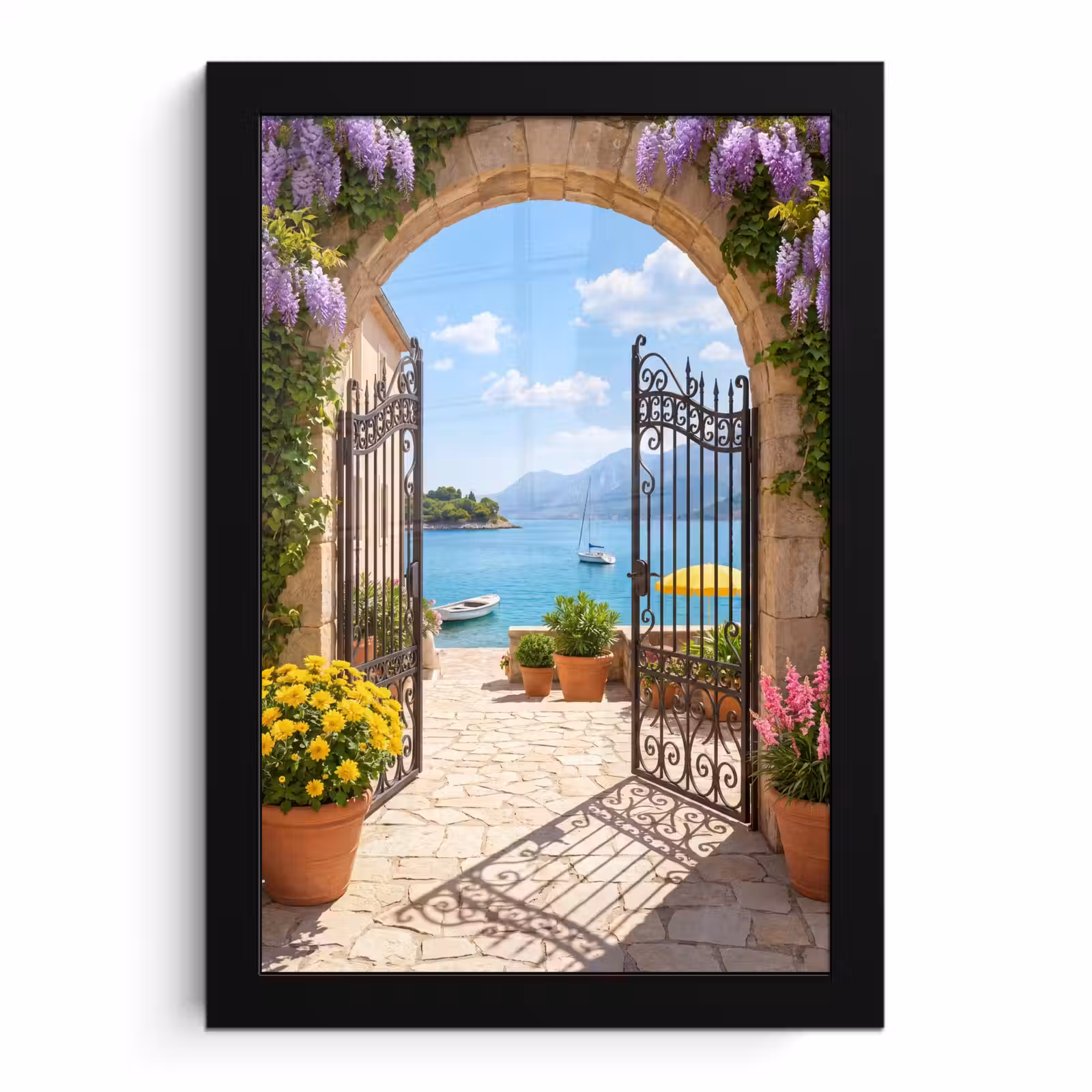 Bilder mit Rahmen - Tor – Meer – Aussicht — 1