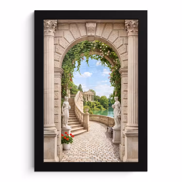 Bilder mit Rahmen - Architektur – Garten – Klassisch — 1