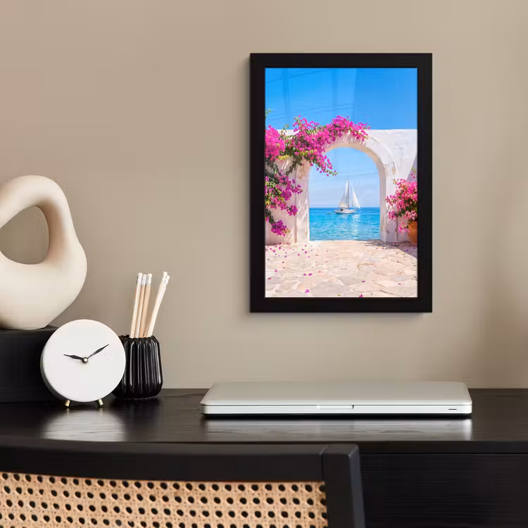Bilder mit Rahmen - Blumen – Meer – Sommer — 2