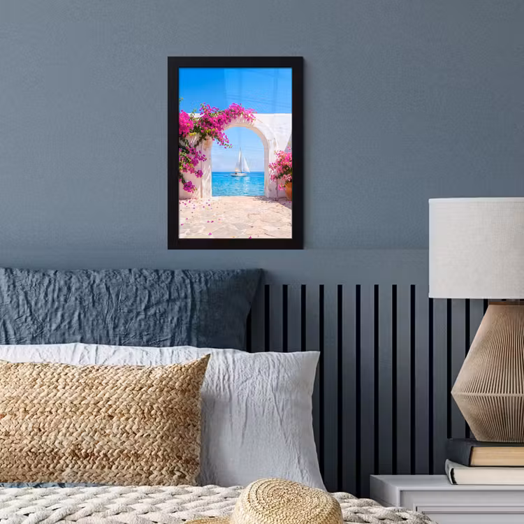 Bilder mit Rahmen - Blumen – Meer – Sommer — 3