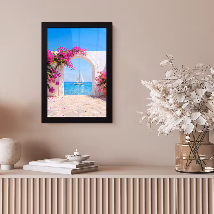 Bilder mit Rahmen - Blumen – Meer – Sommer — 4