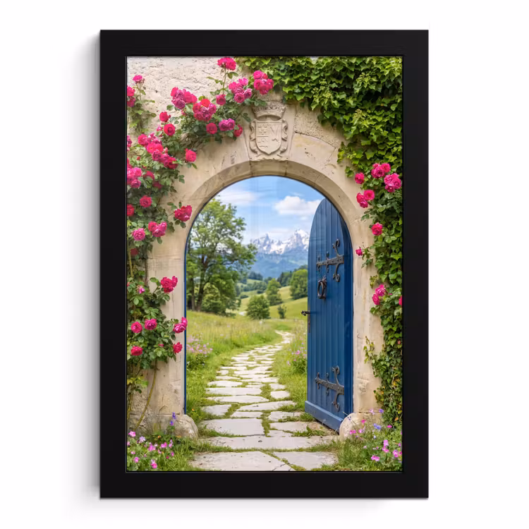 Bilder mit Rahmen - Bogen – Landschaft – Natur — 1